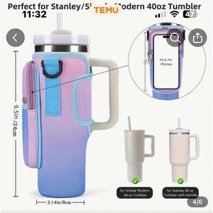 NWT: Carrier for any of your 40oz water tumblers.